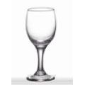 Vidrios de agua de cristal al por mayor promocionales / vidrio de agua corto claro del vástago para el hogar / barra / boda